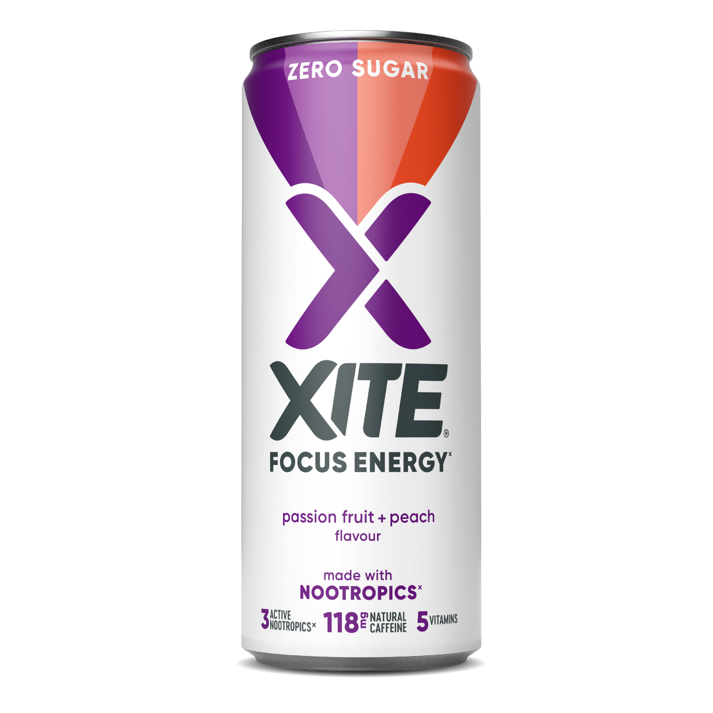 XITE ENERGY: Peach & Passionfruit