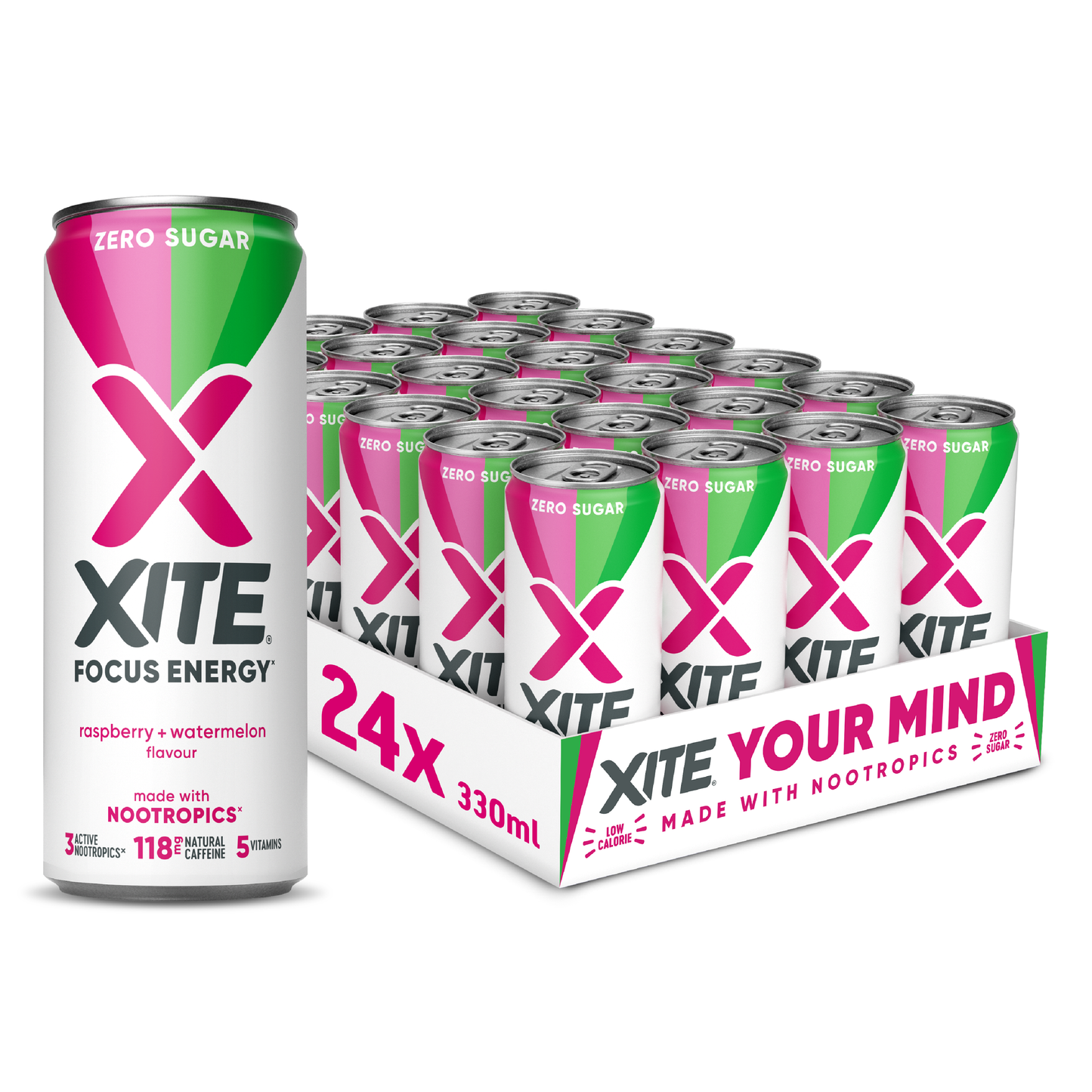 XITE ENERGY: Watermelon & Raspberry